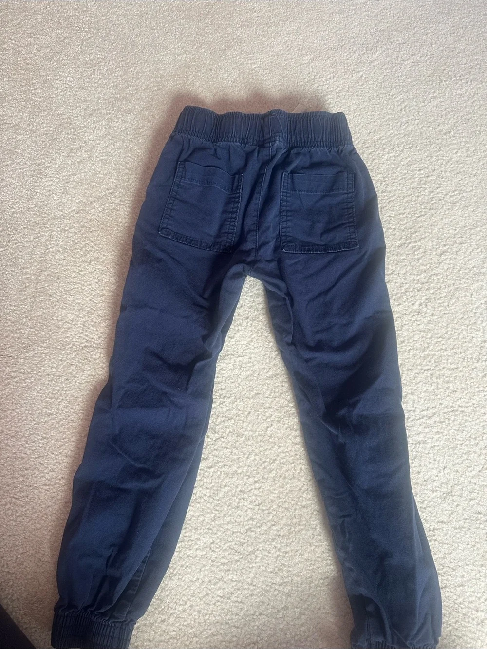 The Children's Place Navy Jogger Pants with White Drawstring